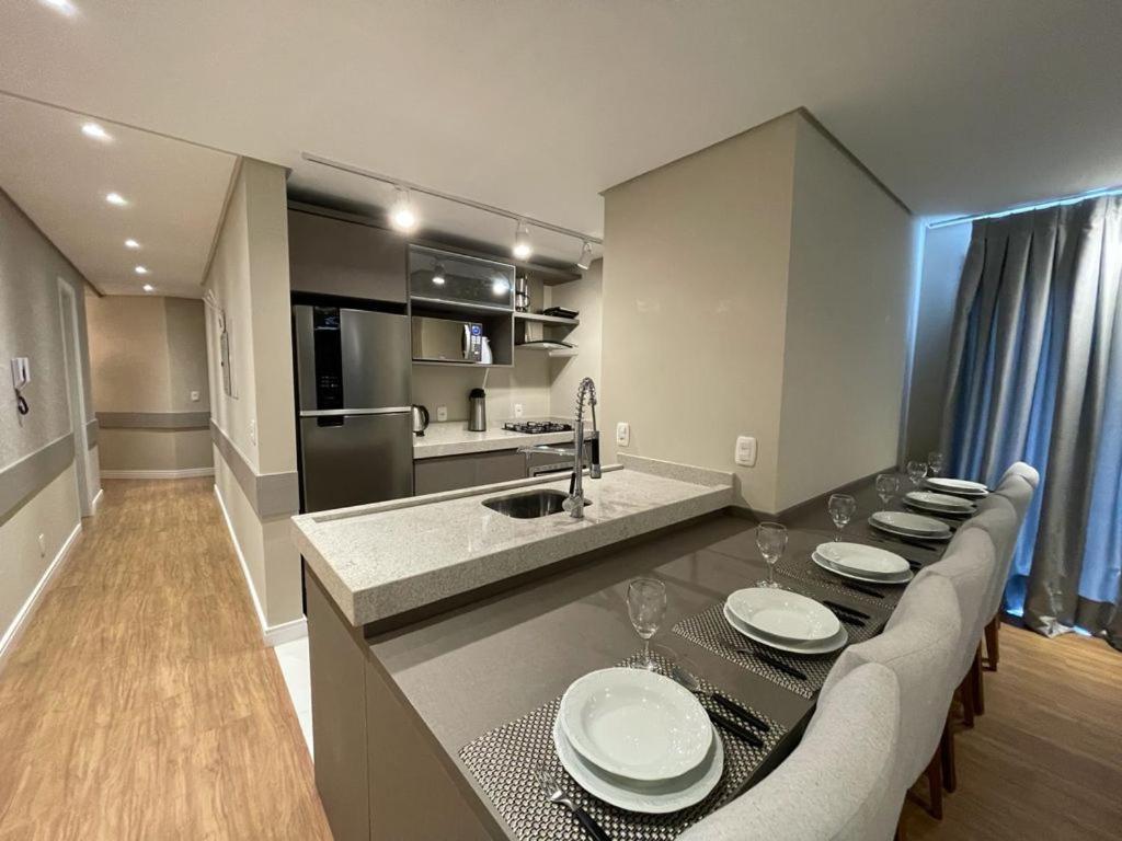 Apartamento Luz da Aurora - Próximo a Rua Coberta Gramado Exterior foto